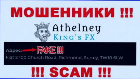 Не взаимодействуйте с мошенниками AthelneyFX - они оставляют ненастоящие сведения о местоположении конторы