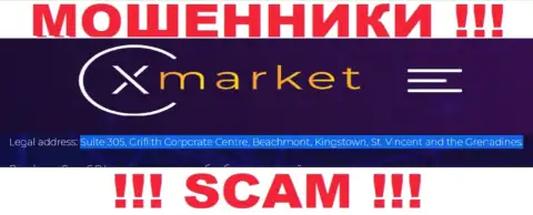 Пустили корни обманщики XMarket в оффшорной зоне  - St. Vincent and the Grenadines, будьте очень бдительны !
