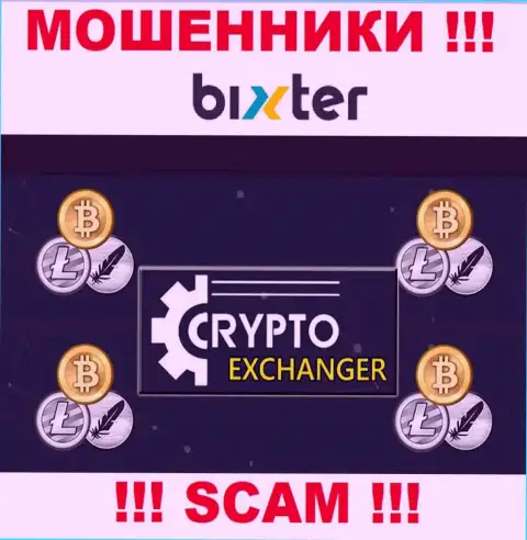 Bixter - это циничные internet мошенники, вид деятельности которых - Крипто обменник