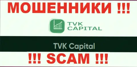 TVK Capital - это юридическое лицо мошенников ТВККапитал Ком