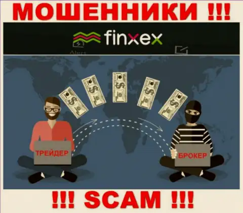Finxex - это ушлые internet-мошенники ! Выманивают денежные активы у валютных игроков хитрым образом