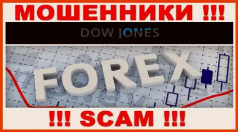 DowJones Market заявляют своим доверчивым клиентам, что оказывают свои услуги в сфере FOREX