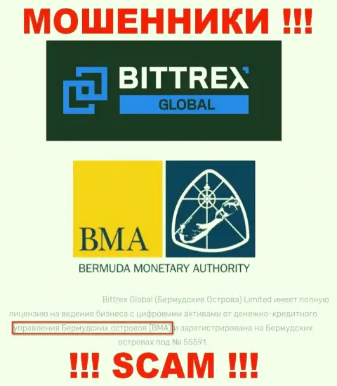 И организация БитТрекс и ее регулятор - BMA, являются мошенниками