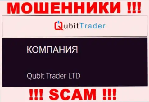 Qubit Trader - это воры, а управляет ими юридическое лицо Кьюбит Трейдер Лтд