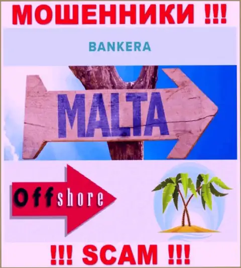 С Bankera довольно рискованно сотрудничать, место регистрации на территории Malta