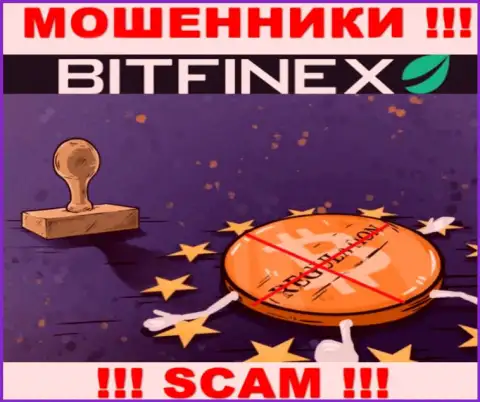 У организации Bitfinex не имеется регулятора, а значит ее противозаконные уловки некому пресечь