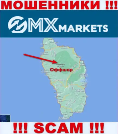 Не верьте internet мошенникам ГМИксМаркетс Ком, ведь они зарегистрированы в офшоре: Dominica