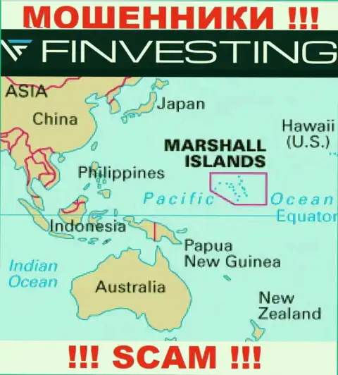 Marshall Islands - это юридическое место регистрации организации Finvestings