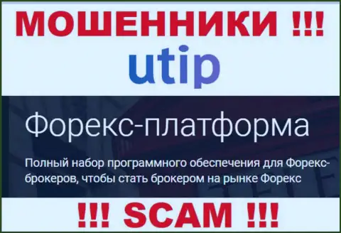 UTIP Org - это мошенники !!! Тип деятельности которых - Forex