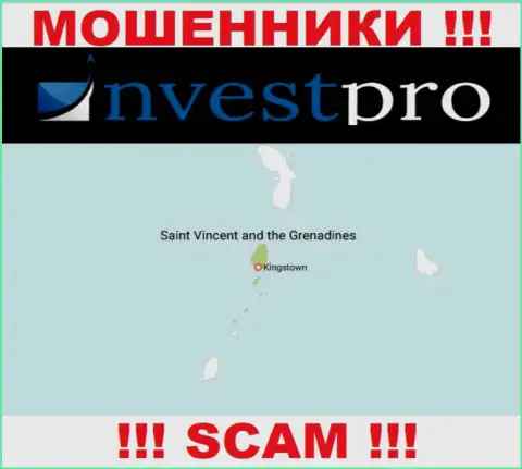 Мошенники Нвест Про базируются на оффшорной территории - St. Vincent and the Grenadines
