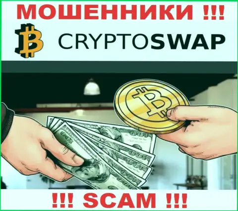 Не стоит верить Crypto Swap Net, оказывающим свои услуги в сфере Криптообменник