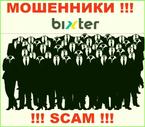 Организация Bixter Org не вызывает доверие, так как скрыты сведения о ее прямом руководстве