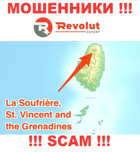 Контора РеволютЭксперт - это internet мошенники, базируются на территории St. Vincent and the Grenadines, а это оффшорная зона