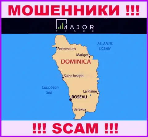 Мошенники МажорТрейд засели на территории - Commonwealth of Dominica, чтобы скрыться от наказания - АФЕРИСТЫ