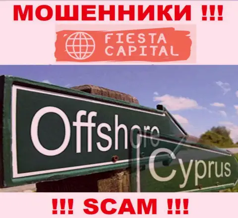 Оффшорные internet мошенники FiestaCapital Org прячутся вот тут - Cyprus